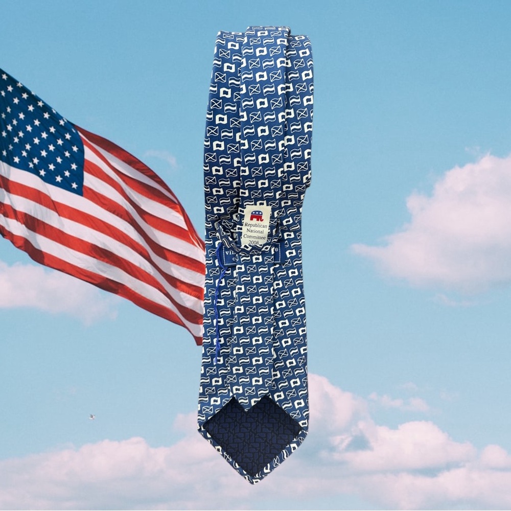 VINEYARD VINES CUSTOM COLLECTION Silk 2008 National Republican Committee Tie NEW